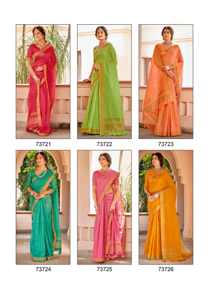 LIFESTYLE RAJSHREE Latest Fancy Designer casual Wear Cotton Jari Saree Collection